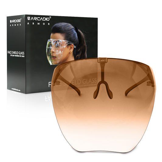 ARCADIO Armor - Multipurpose Face Shield Glass - Brown ARCADIO