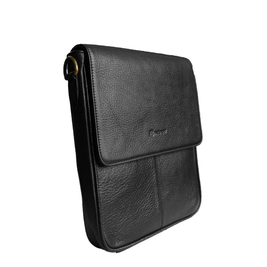 KING SLING Cross Body Leather Sling Bag ARSB1010BK ARCADIO