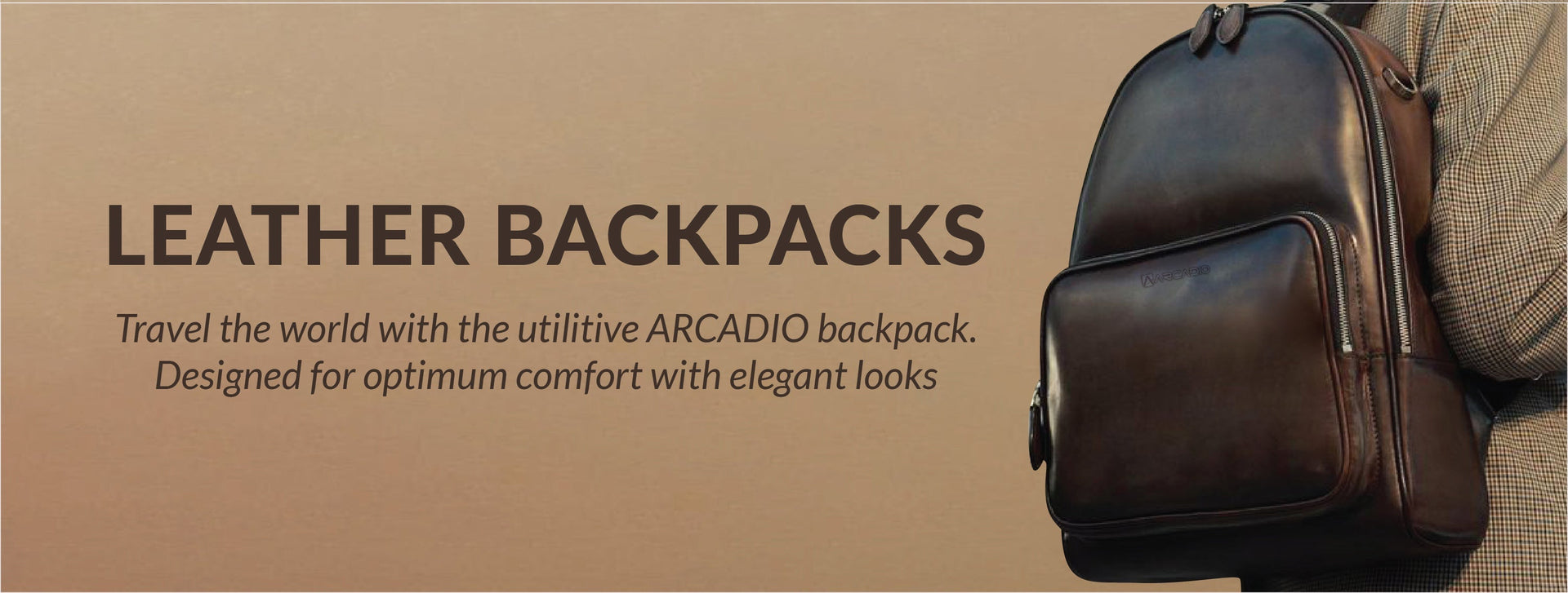 LEATHER Backpack ARCADIO