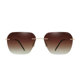 ECLIPSE Rimless Square Sunglasses AR AK17203