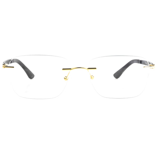 HIGH-VELOCITY Rimless Rectangular Titanium Frames RL151