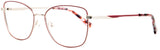 CLASSY Two-Tone Stainless Steel Cat-Eye Frames