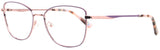 CLASSY Two-Tone Stainless Steel Cat-Eye Frames