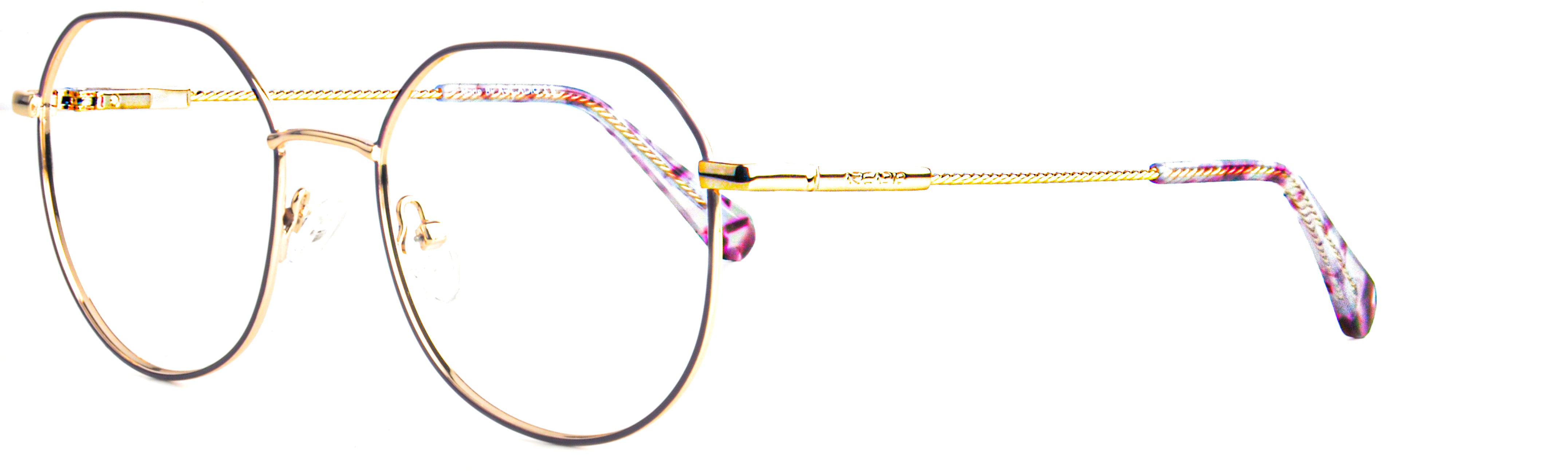 STRIKING Ultra luxe Hexagon Frames FF388