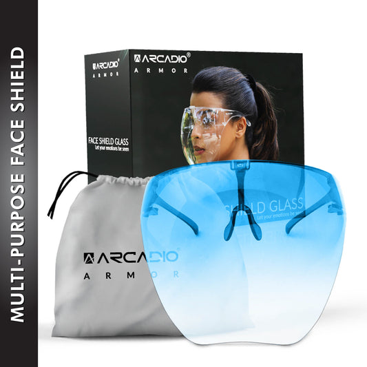 ARCADIO Armor - Multipurpose Face Shield Glass - Blue ARCADIO