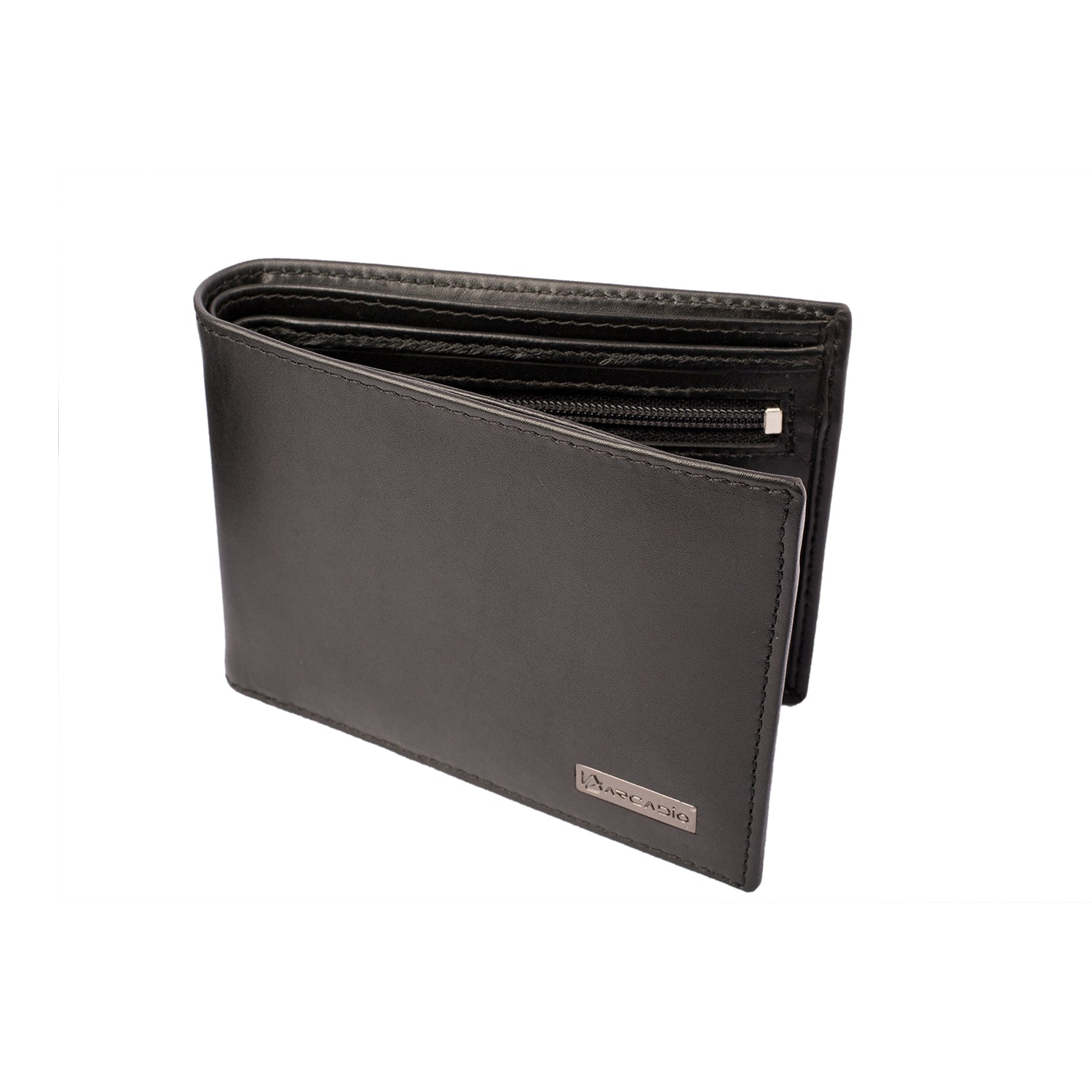BLACK MAGIC Leather Wallet ARW1002BK ARCADIO