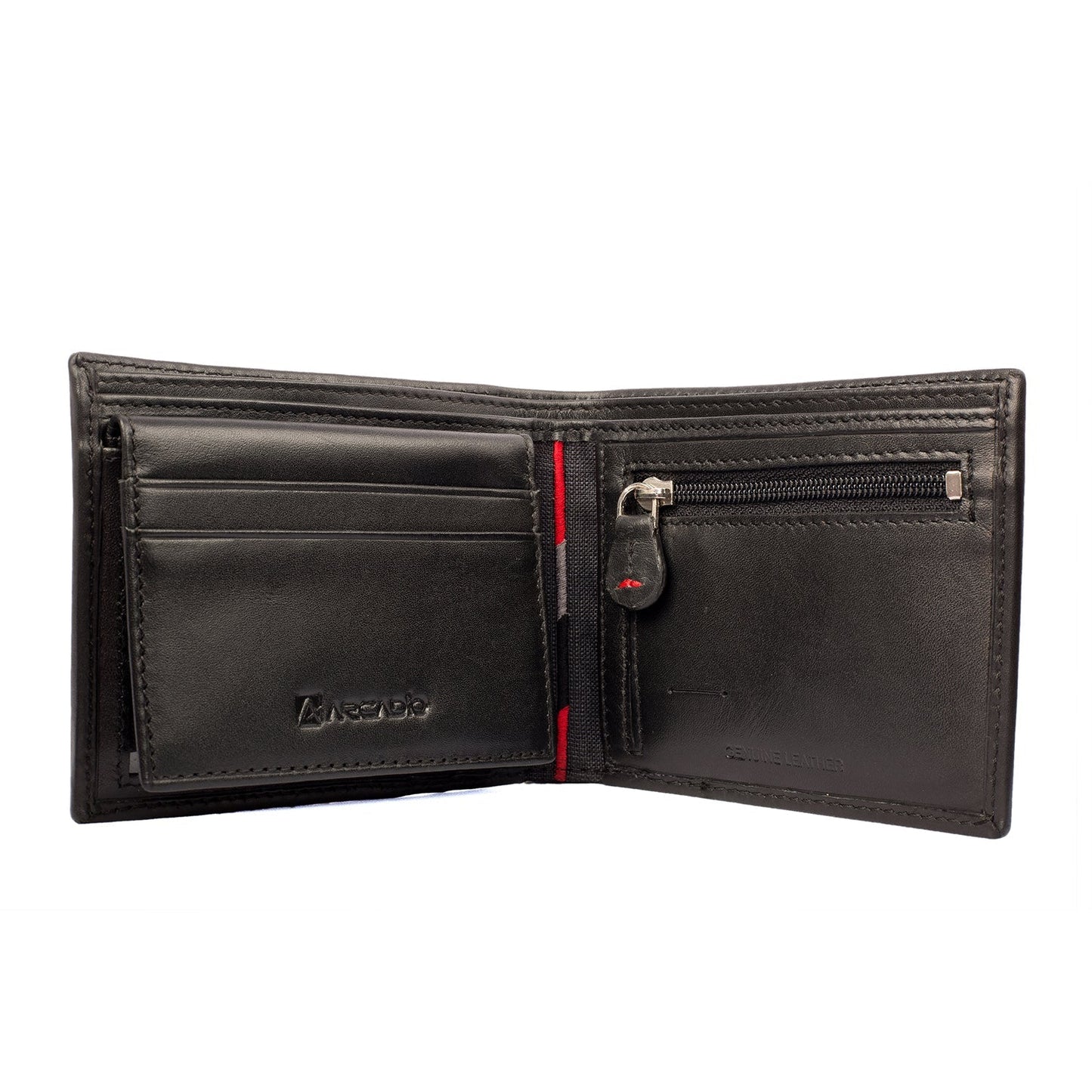 BLACK MAGIC Leather Wallet ARW1002BK ARCADIO