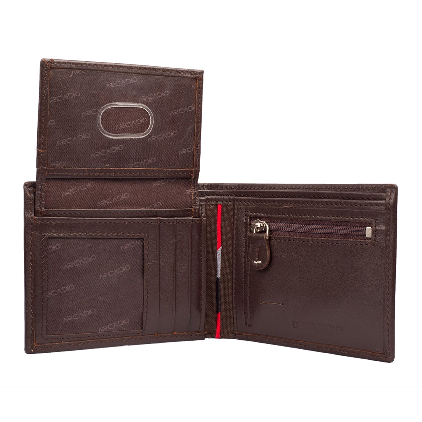 BROWNIE Leather Wallet ARW1002BR ARCADIO