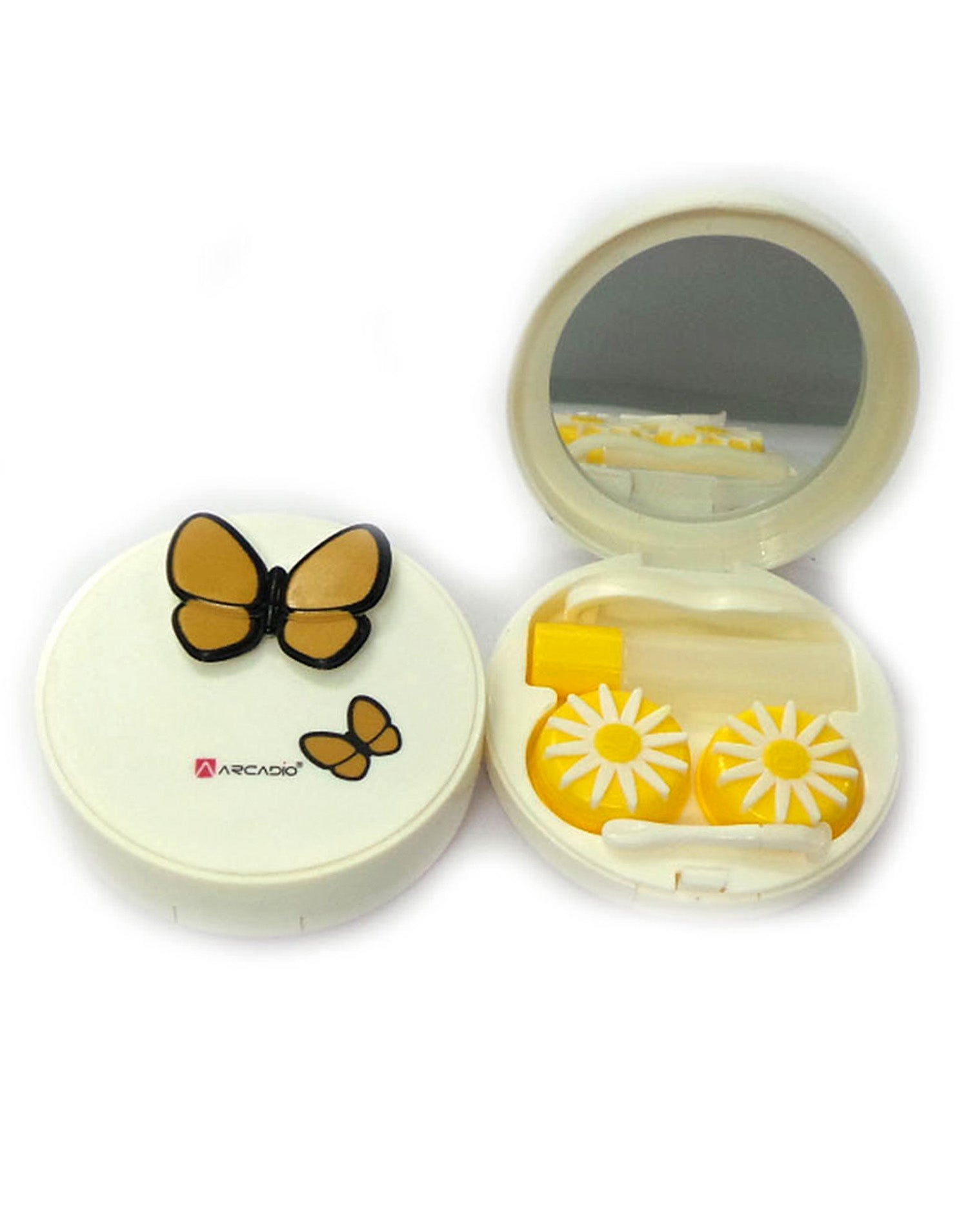 BUTTERFLY EFFECT - Designer Contact Lens Cases - A8063A-YL ARCADIO