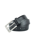 Defiance Croc Leather Belt Black L - APB Skateshop LLC.