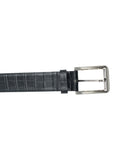 CLASSIC CROC Patterned Leather Belt ARB1012BK ARCADIO