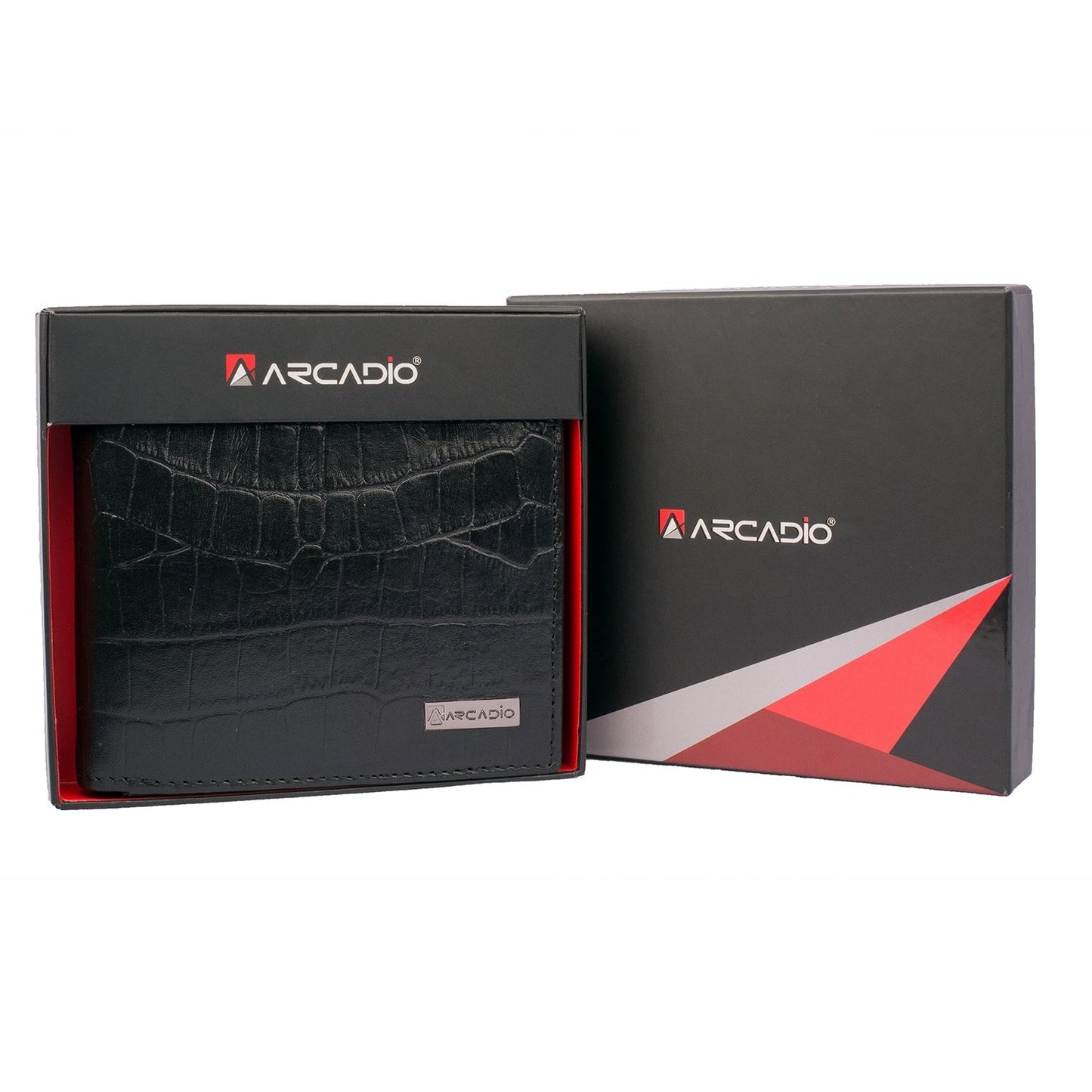 CROCK ‘N’ ROLL Leather Wallet ARW1003BK ARCADIO