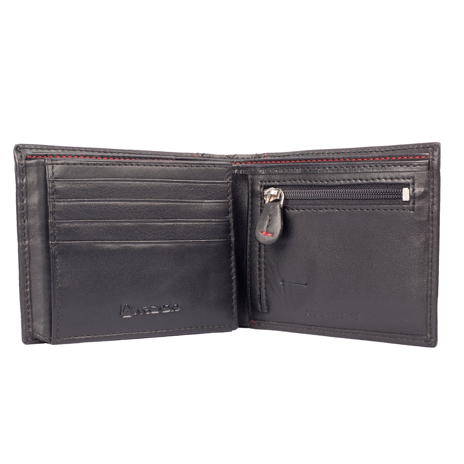 DIAMOND CRUSH Leather Wallet ARW1001BK ARCADIO