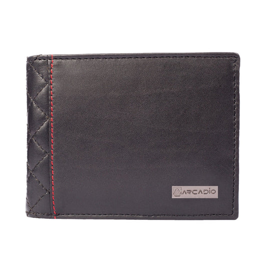 DIAMOND CRUSH Leather Wallet ARW1001BK ARCADIO