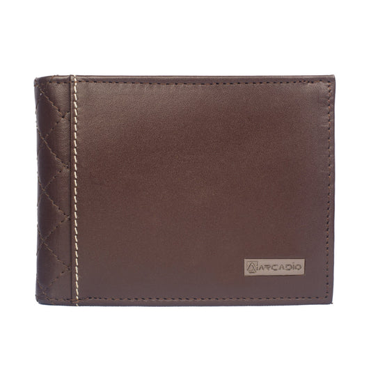 DIAMOND CRUSH Leather Wallet ARW1001BR ARCADIO