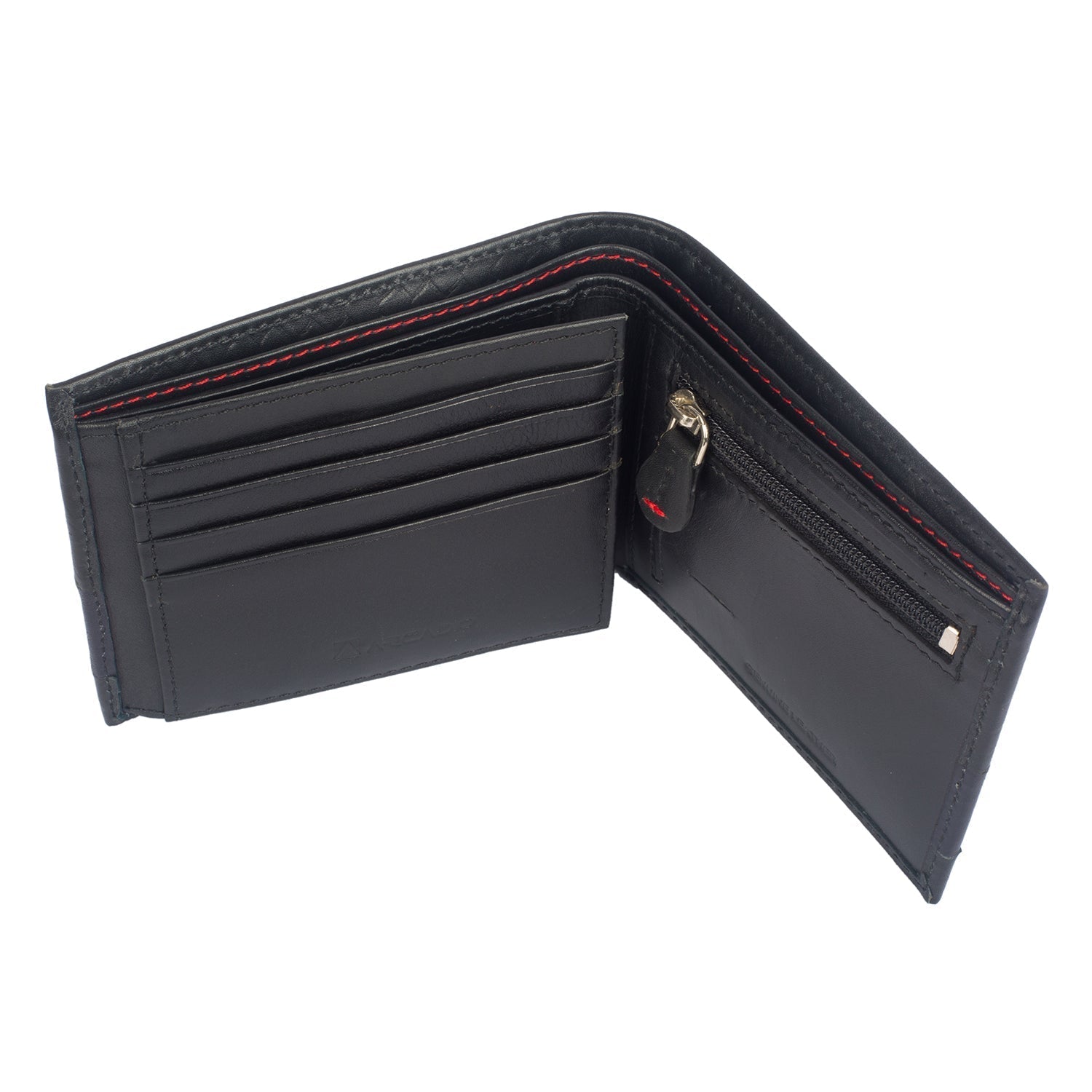 DOUBLE IMPACT Dual Toned Leather Wallet ARW1005BK ARCADIO