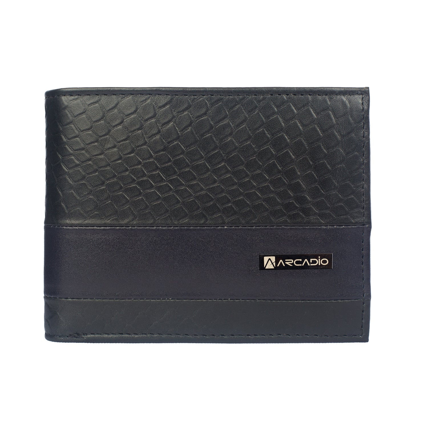 DOUBLE IMPACT Dual Toned Leather Wallet ARW1005BK ARCADIO