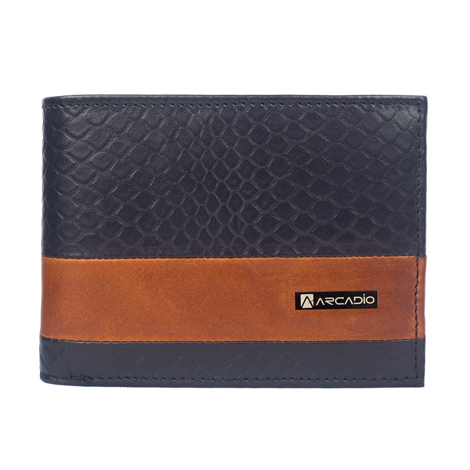 DOUBLE IMPACT Dual Toned Leather Wallet ARW1005NY ARCADIO