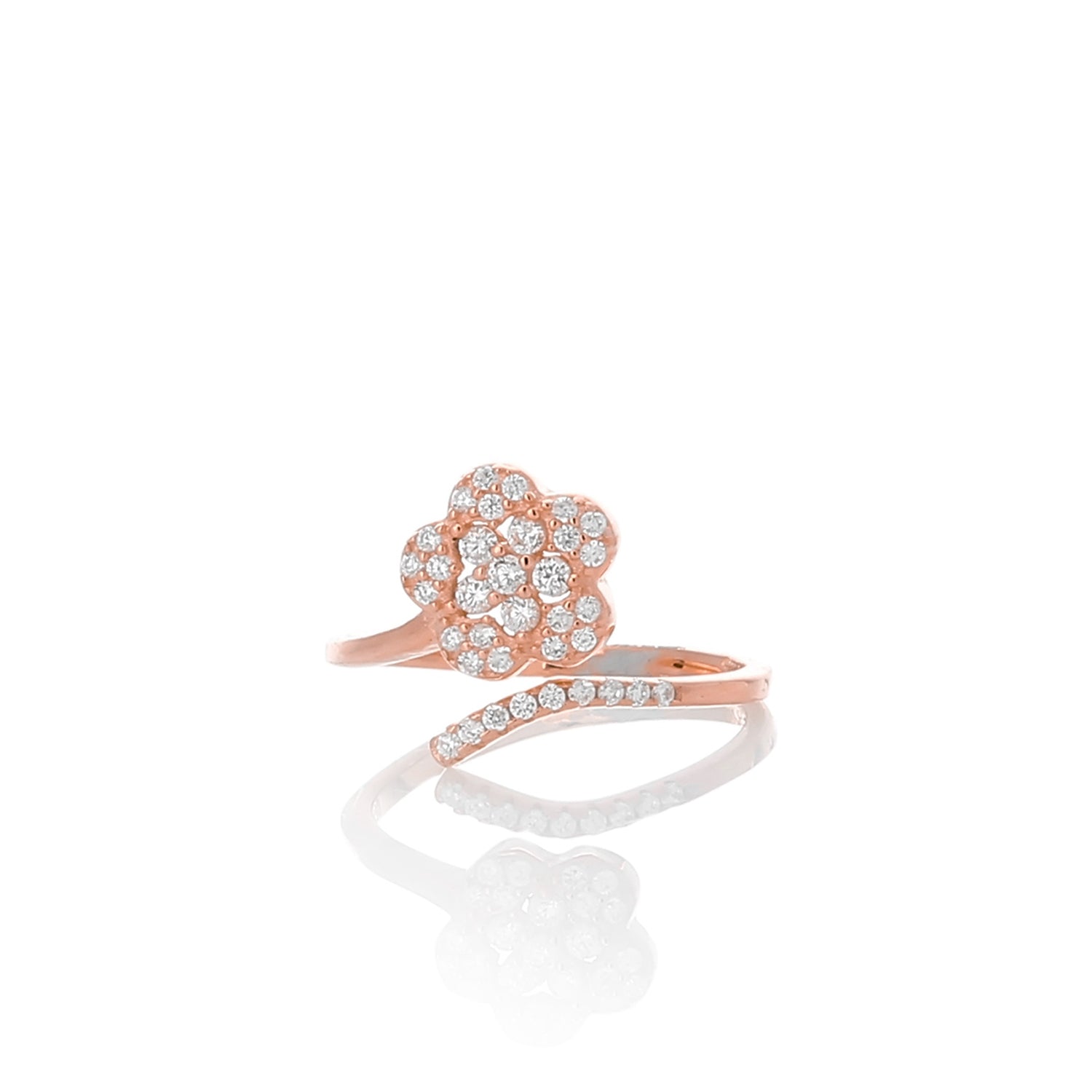 Dazzling Daisies Adjustable Ring - ARJWR1035RG ARCADIO