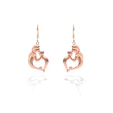 Endless Mother's Love Pendant Necklace and Earrings Set - ARJW1024RG ARCADIO
