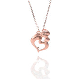 Endless Mother's Love Pendant Necklace and Earrings Set - ARJW1024RG ARCADIO