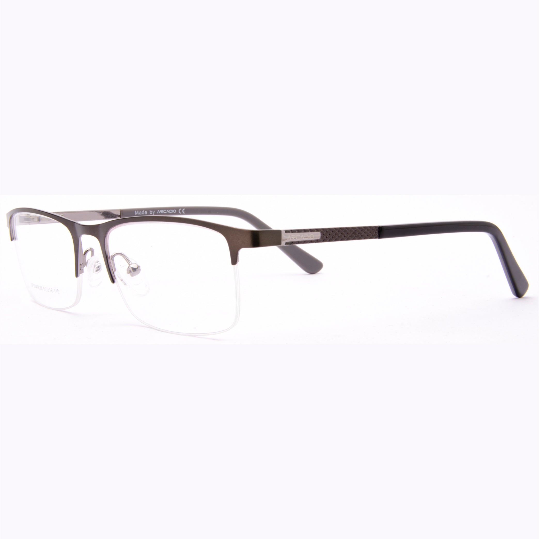 Modern Halftime Frame FLETCHER Contemporary Half Rimmed Frame SP2249 – ARCADIO