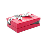 Forever Love Interlocked Heart Pendant Necklace and Earrings Set - ARJW1004GD ARCADIO
