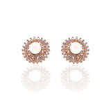 Freshwater White Pearl Pendant and Earrings Set - ARJW1002RG ARCADIO