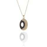 Juno Pendant Necklace and Earrings Set - ARJW1018GD ARCADIO