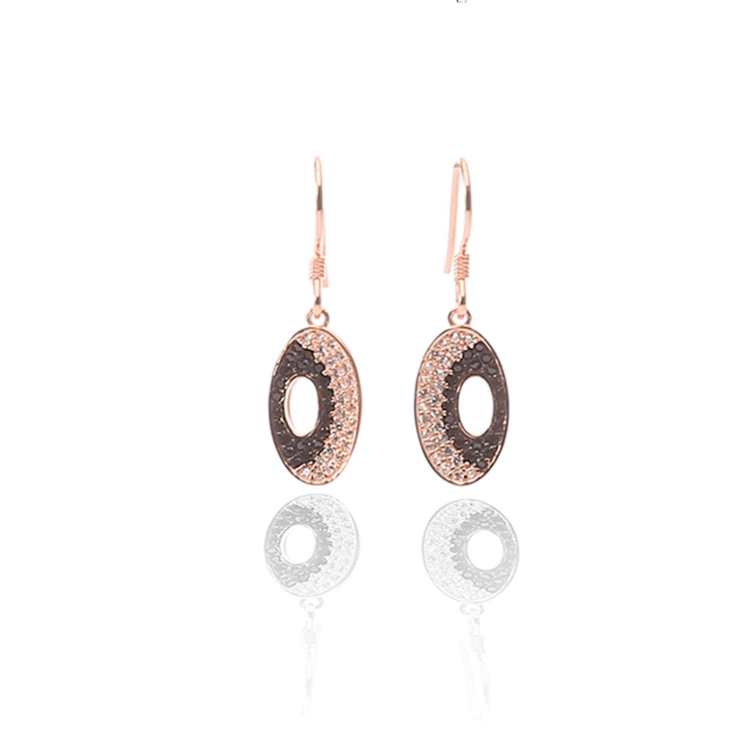 Juno Pendant Necklace and Earrings Set - ARJW1018RG ARCADIO