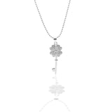 Key to My Heart Pendant Necklace and Earrings Set - ARJW1012RD ARCADIO