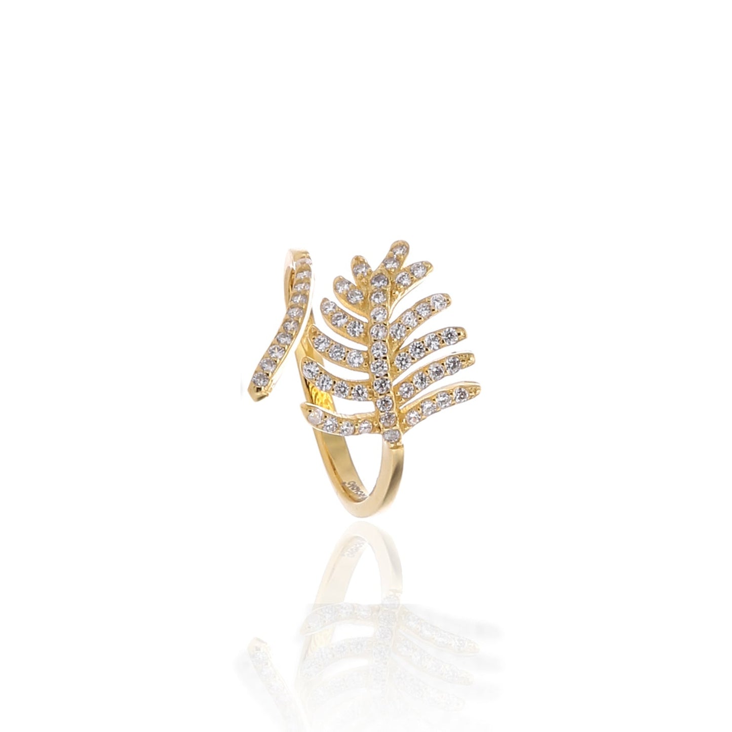 Light As a Feather Adjustable Ring - ARJWR1041GD ARCADIO