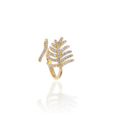 Light As a Feather Adjustable Ring - ARJWR1041GD ARCADIO