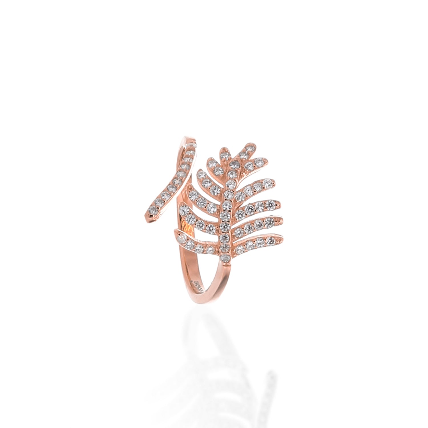 Light As a Feather Adjustable Ring - ARJWR1041RG ARCADIO