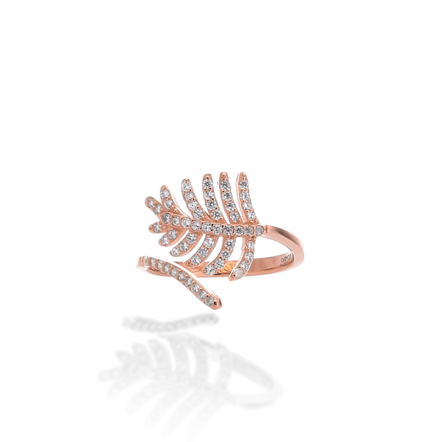 Light As a Feather Adjustable Ring - ARJWR1041RG ARCADIO