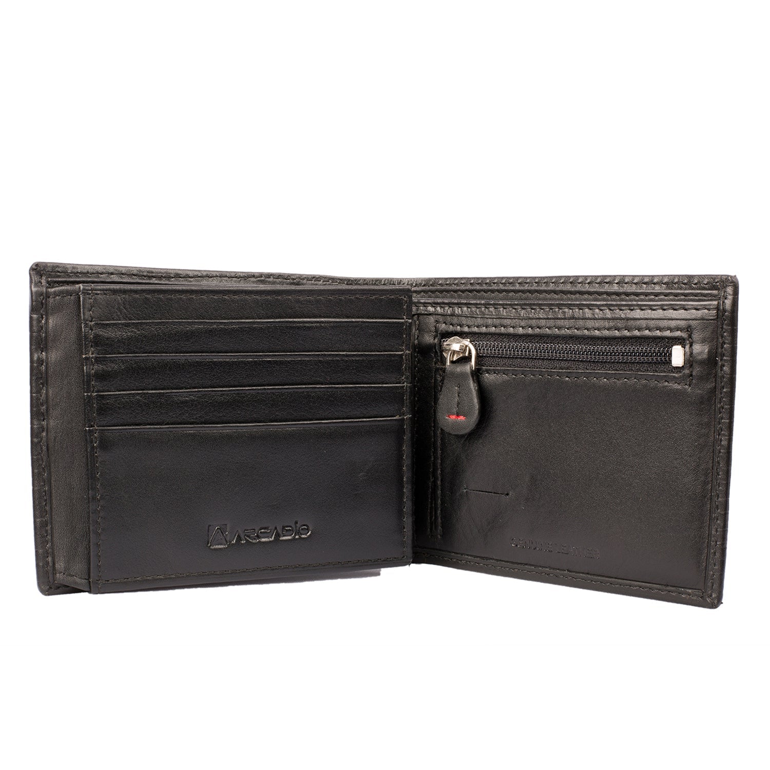 MESHMERIZE Leather Wallet ARW1007BK ARCADIO