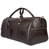ON THE MOVE Premium Weekender Leather Bag - ARDB1001BR ARCADIO