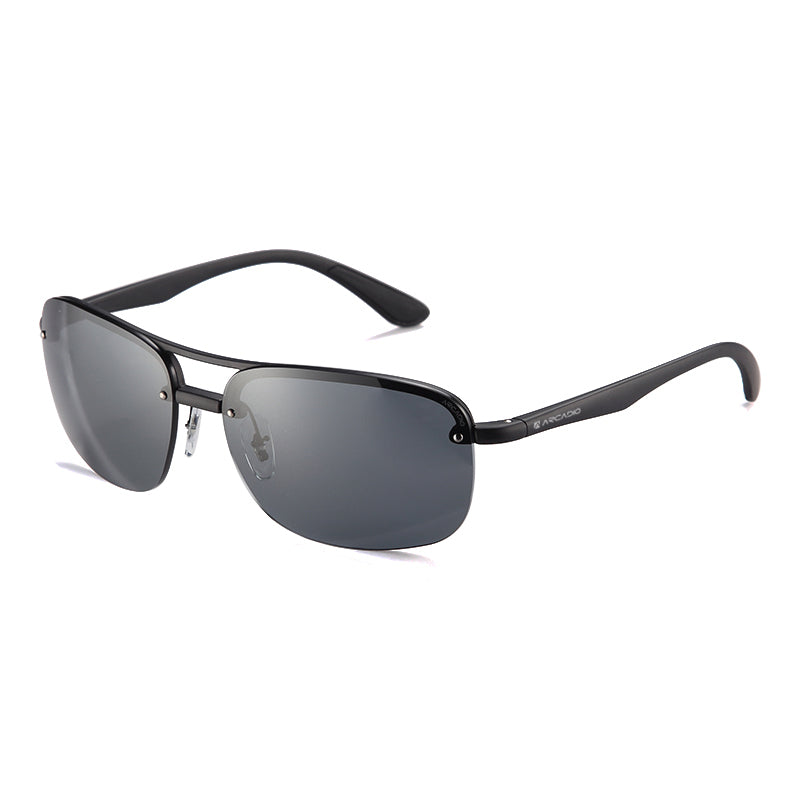 PERKINS Double-Bridge Rectangle Sunglass AR-TR161 ARCADIO