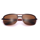 PERKINS Double-Bridge Rectangle Sunglass AR-TR161 ARCADIO