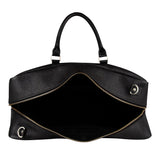 ROUGER Luxury Weekender Leather Bag - ARDB1002BK ARCADIO