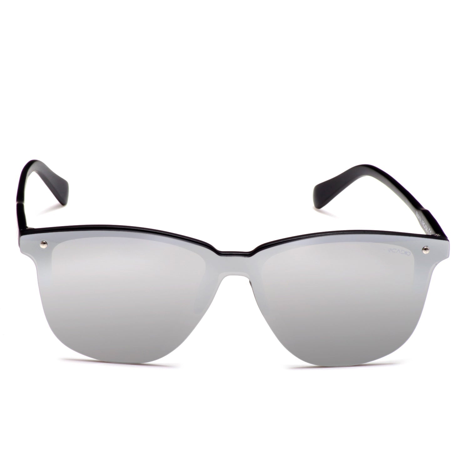 Rover Sunglasses, Silver Reflective Wayfarer Sunglasses