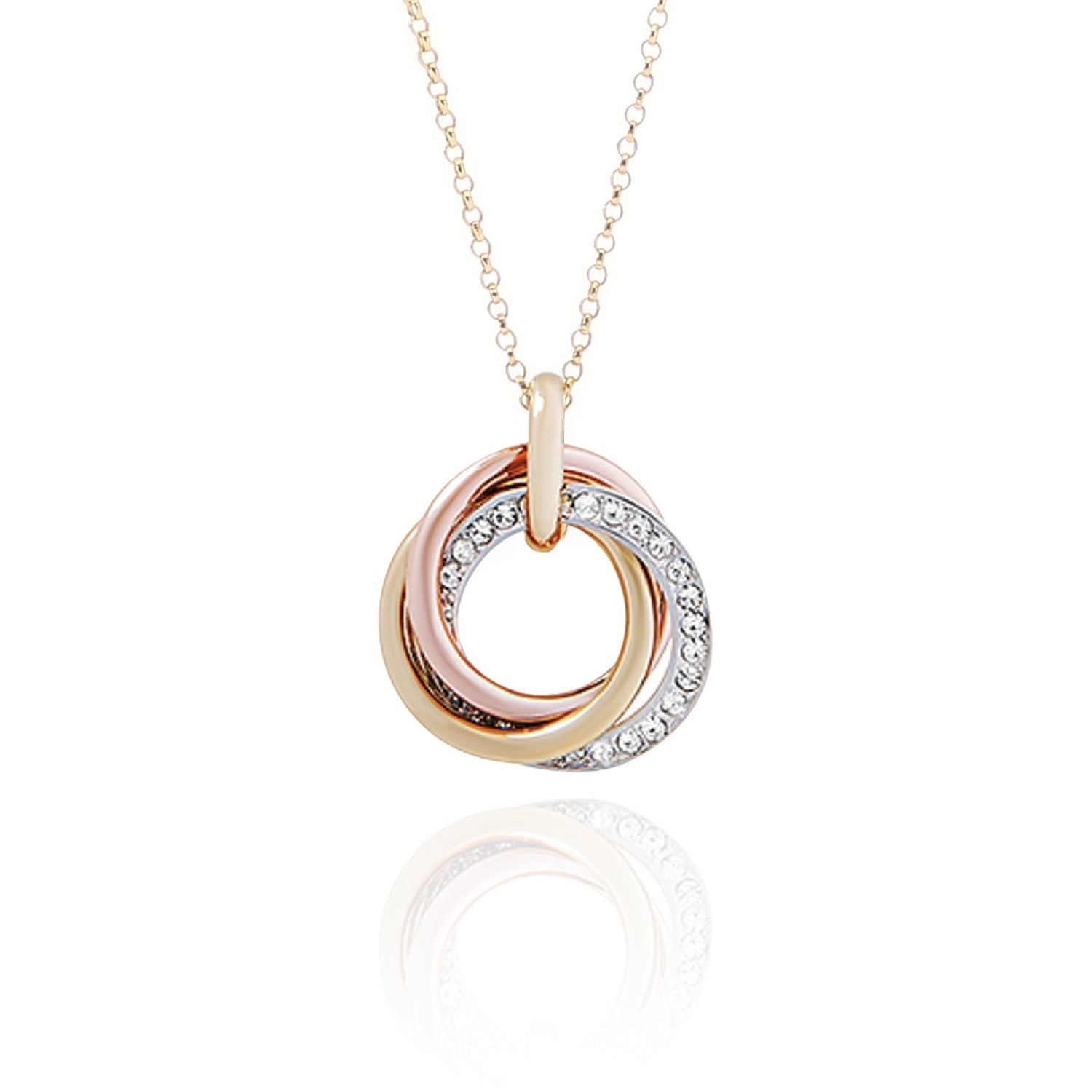 Russian Sparkle Trio Jewellery Set - ARJW1031RG ARCADIO
