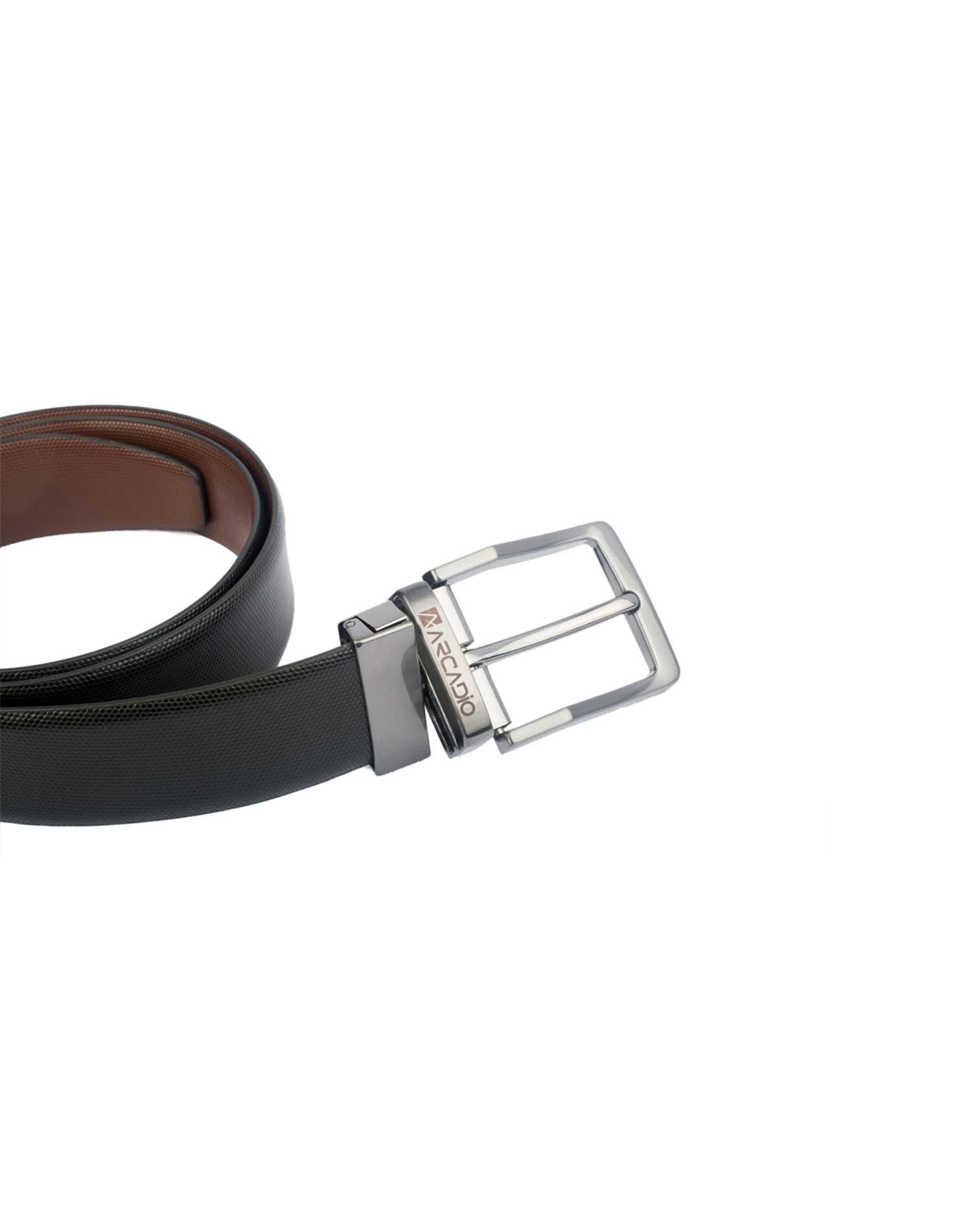 SERPENTINE Reversible Leather Belt ARB1005RV ARCADIO