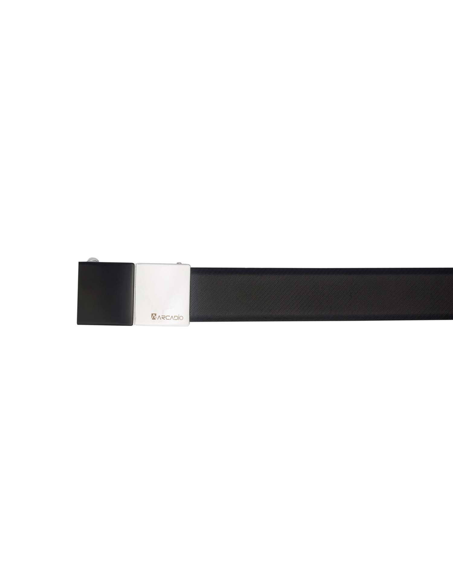 SIZZLE Cut Buckle Leather Belt ARB1009BK ARCADIO