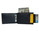 SLIM TRIM Magnetic Leather Card Holder ARWMC1013BL ARCADIO