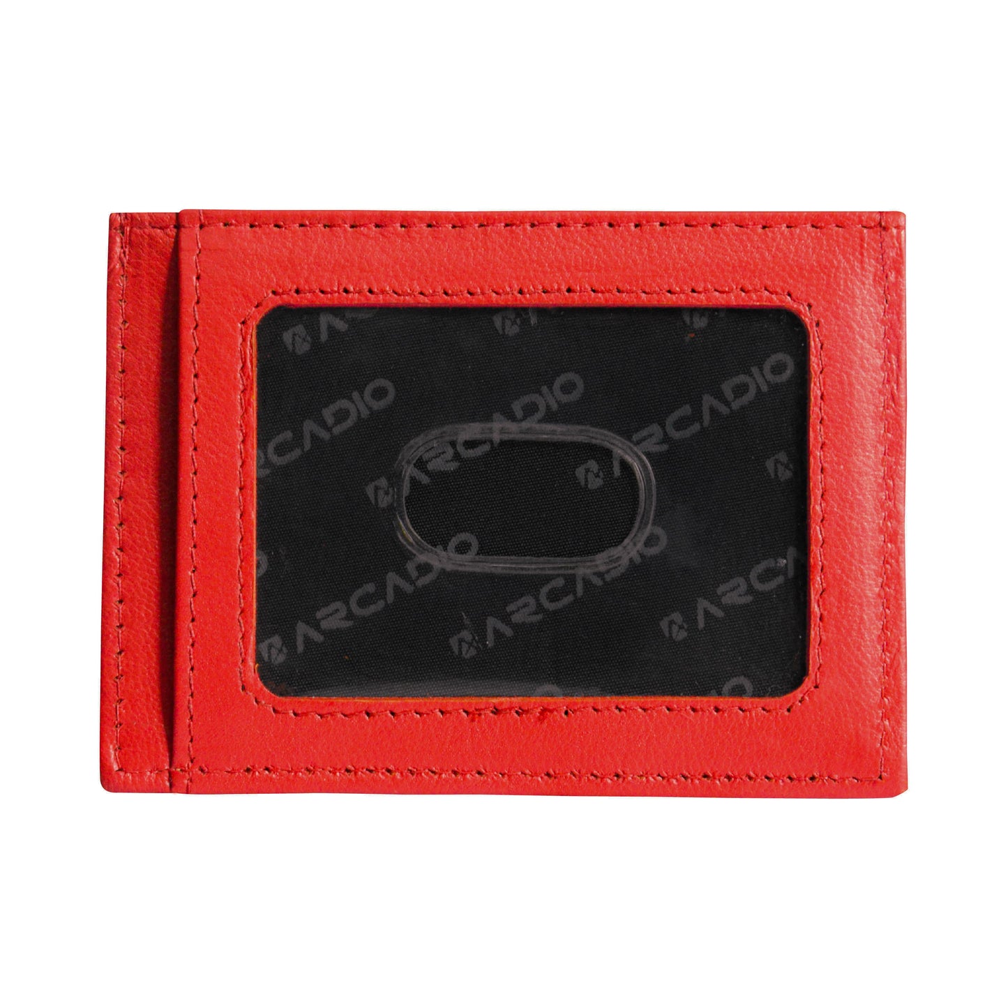 SLIM TRIM Magnetic Leather Card Holder ARWMC1013RD ARCADIO