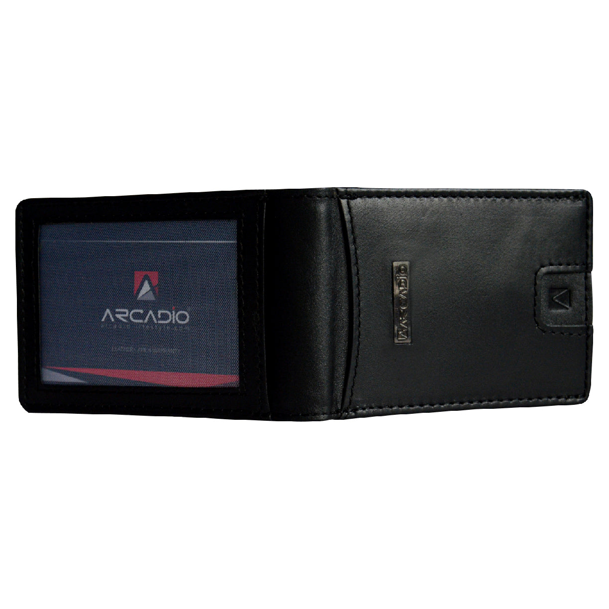 SLIM TRIM Sleek Soft Leather Money Clip ARWMC1014BK ARCADIO