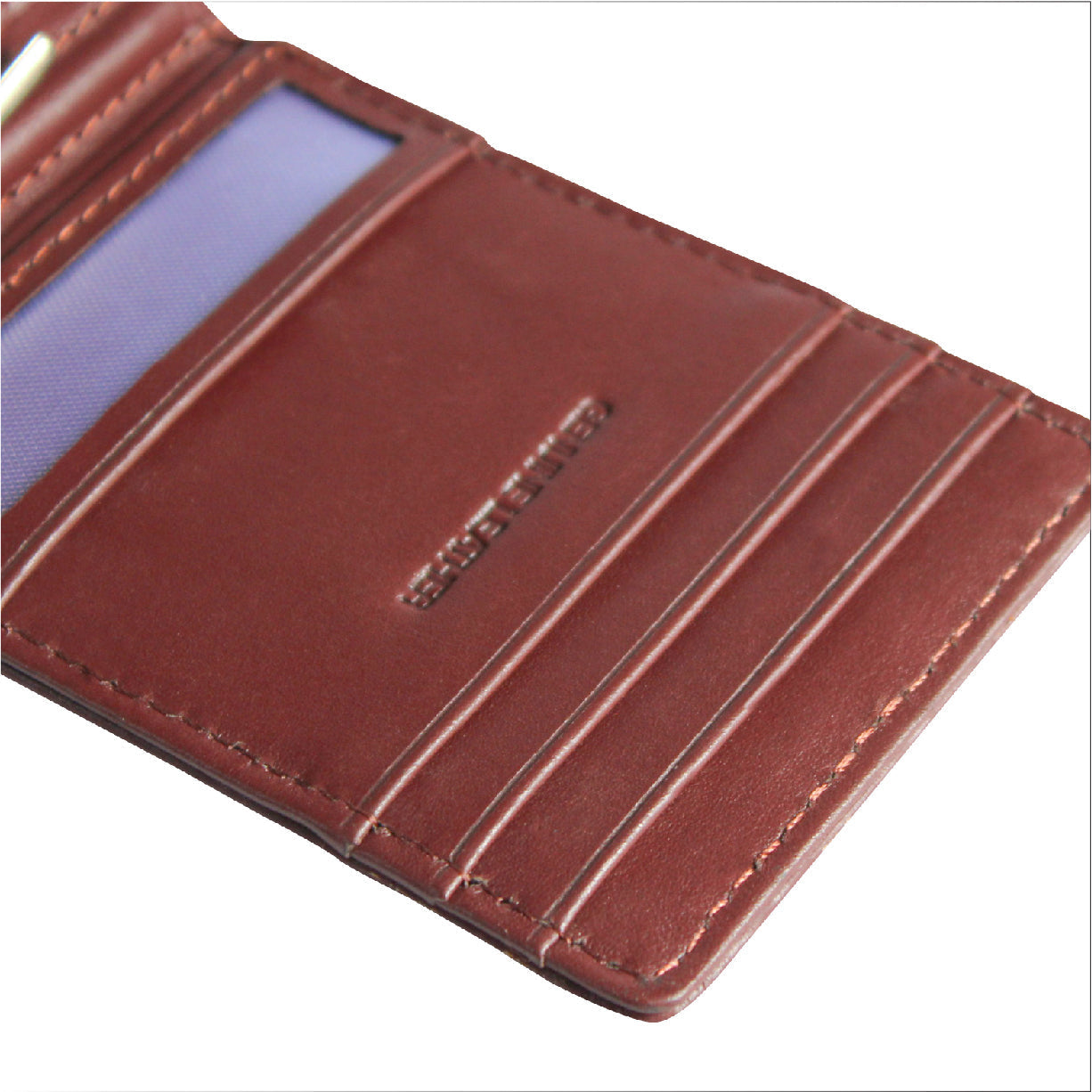 SLIM TRIM Sleek Soft Leather Money Clip ARWMC1014MR ARCADIO