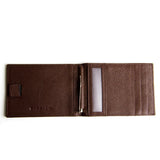 SLIM TRIM Textured Leather Money Clip ARMCN1014BR ARCADIO