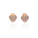 Strawberry Fruit Pendant Necklace and Earrings Set - ARJW1013RG ARCADIO